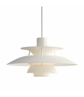 Louis Poulsen PH5 Mini Monochroom Hanglamp white