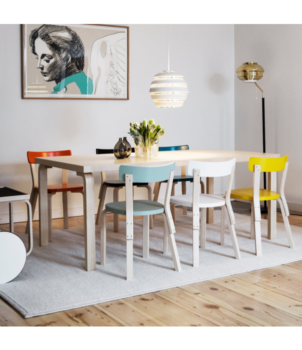 Artek  Artek - Aalto Chair 69 Berken-Wit