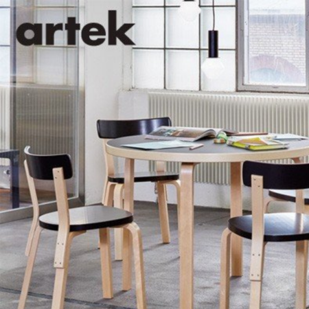 ARTEK Aalto Chair 69 Birch-Black