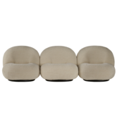 Pacha 3-seater Sofa Belsuede 10 sand