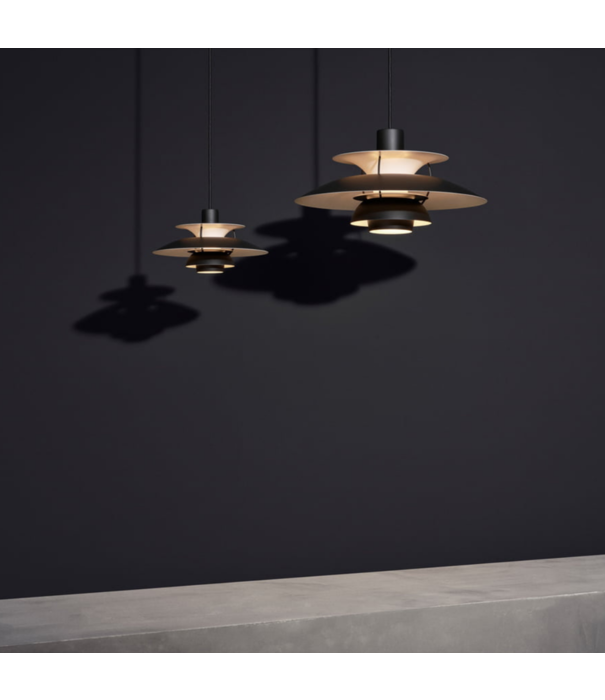 Louis Poulsen  PH 5 Mini Hanglamp Monochroom black