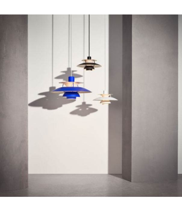 Louis Poulsen  Louis Poulsen - PH 5 Mini Monochrome Blue Hanglamp