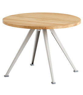 Hay - Pyramid 51 salontafel geolied eiken, beige Ø60