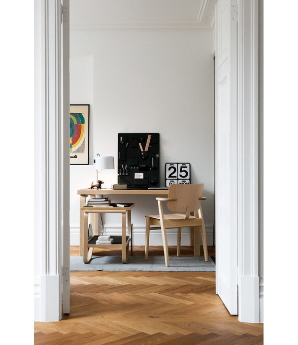 Artek  Artek Tea Trolley 901 birch, black linoleum