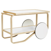 Artek - Tea Trolley 901 Berken - Wit Hpl