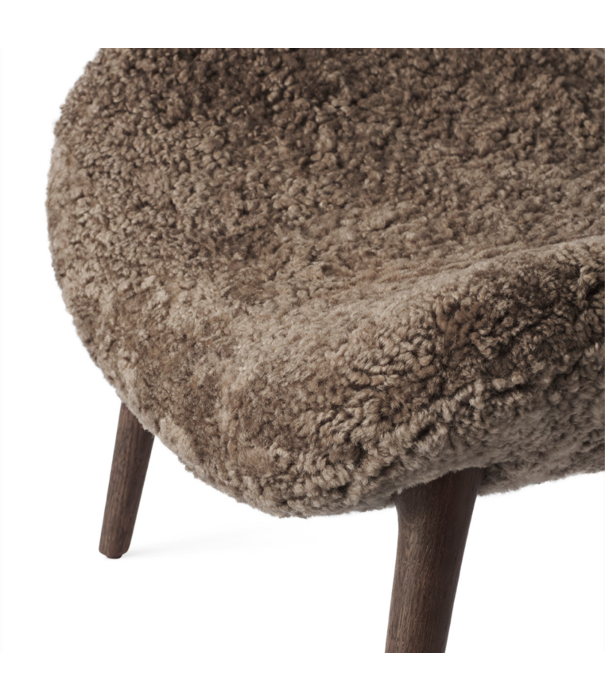 Vipp  Vipp 467 Lodge Footstool dark oak, sheepskin