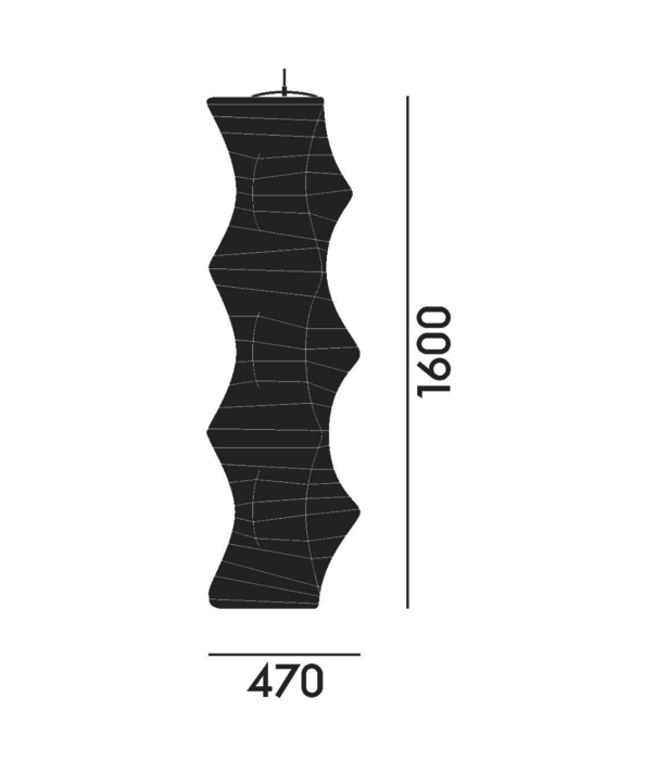 Vitra  Vitra Akari 33N Hanglamp H160