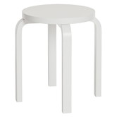 Stool E60 kruk wit gelakt