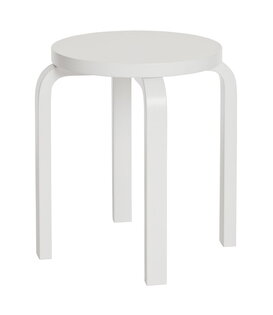 Stool E60 Kruk wit gelakt