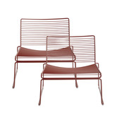 Hay - Hee lounge chair rust - set of 2