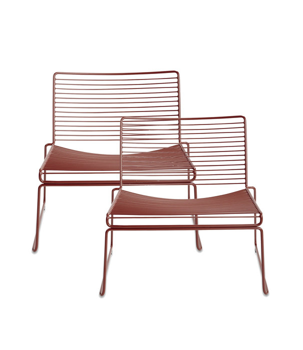 Hay  Hay - Hee lounge chair rust - set of 2