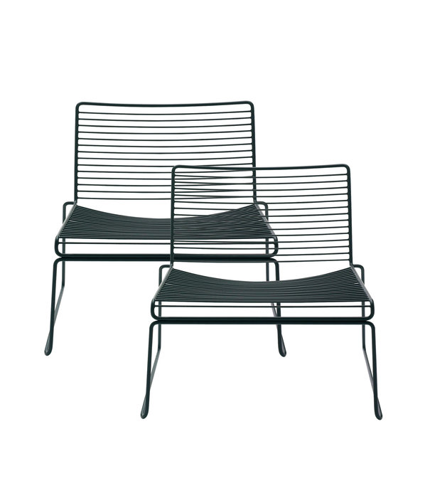 Hay  Hay - Hee lounge chair black set of 2