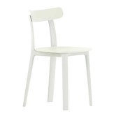 Vitra All Plastic Chair White, Two Tone