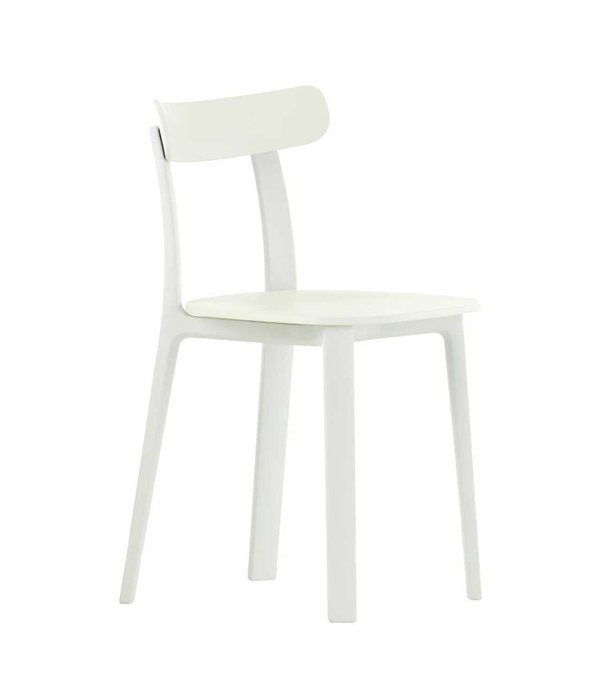 Vitra  Vitra All Plastic Chair White, Two Tone