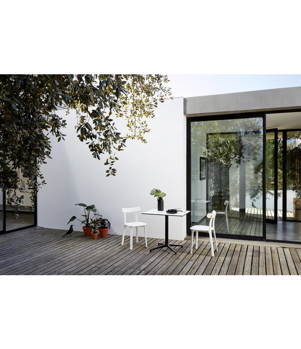 Vitra  Vitra All Plastic Chair White, Two Tone