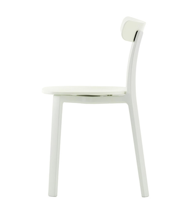 Vitra  Vitra All Plastic Chair White, Two Tone