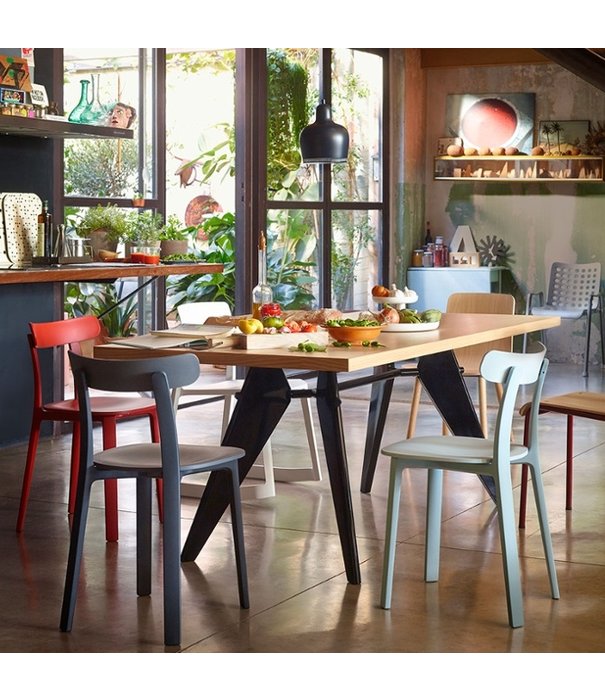 Vitra  Vitra All Plastic Stoel Buttercup - Two Tone