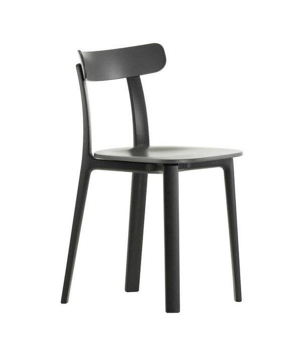 Vitra  Vitra - All Plastic Stoel Graphite Grey