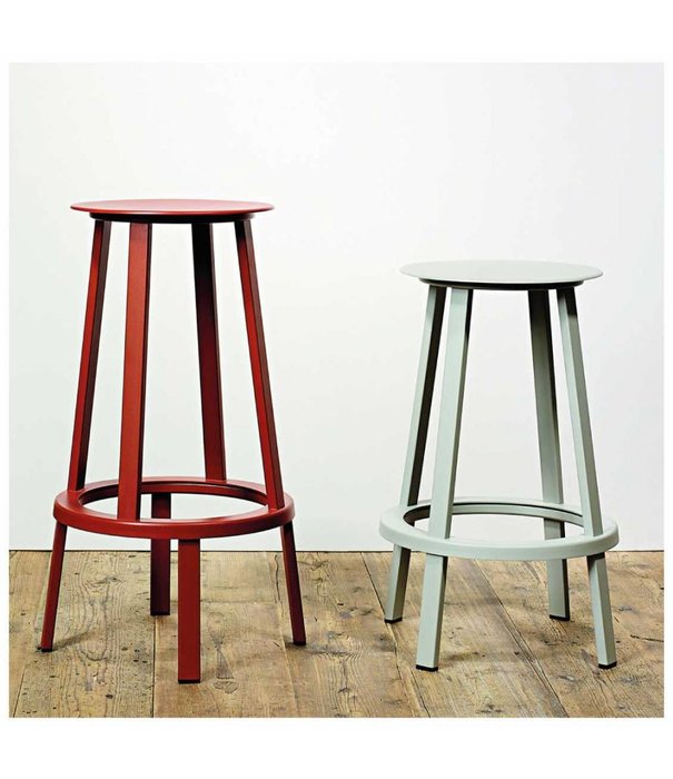 Hay  Hay Revolver Bar Stool Lava Red