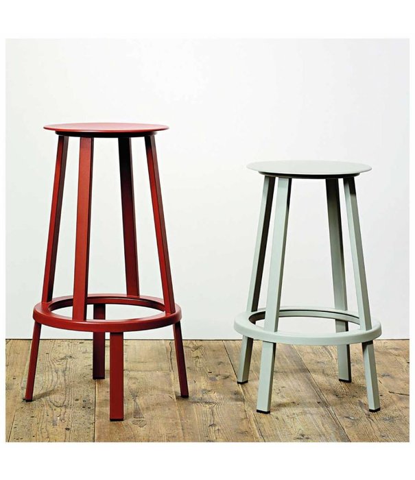 Hay  Hay - Revolver Bar Stool red 65/75 cm.