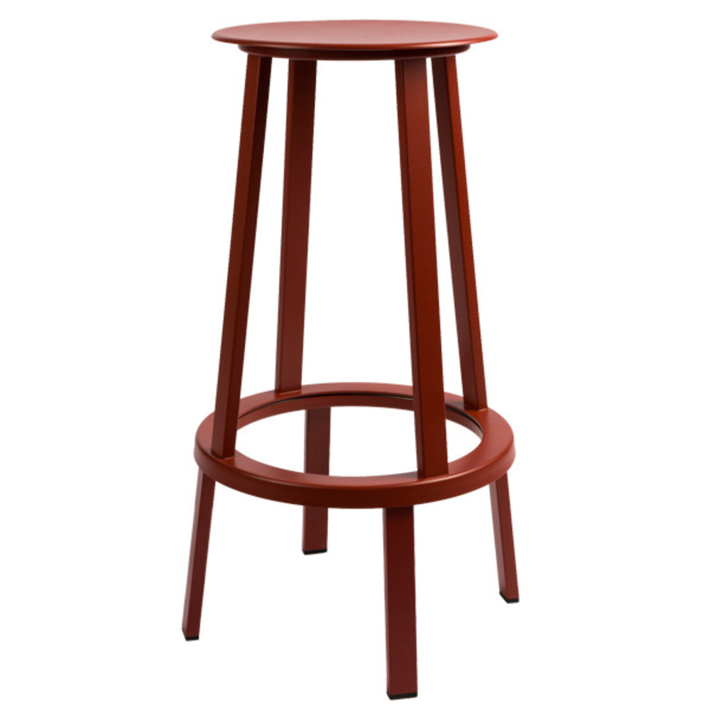 HAY 美品REVOLVER BAR STOOL HIGH RED Hay Revolver Bar Stool Lava Red - NORDIC NEW