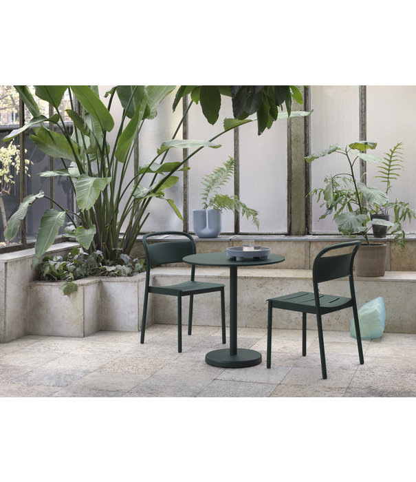 Muuto  Linear Steel Side Stoel Burnt Orange