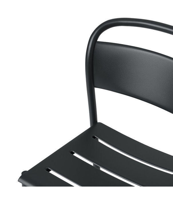 Muuto Linear Steel Side Chair Zwart