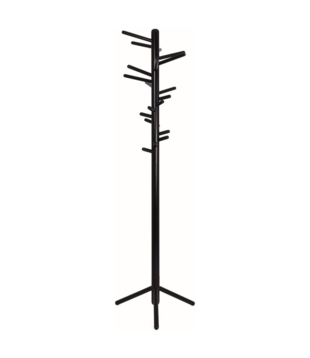 Artek - Clothes Tree 160 black lacquered - black