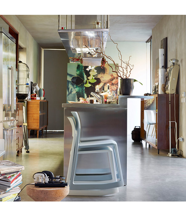 Vitra  Vitra Tip Ton Stoel Ice Grey RE