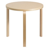 Artek - Aalto Table round 90B birch