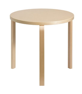Artek - Aalto Table round 90B birch Ø75