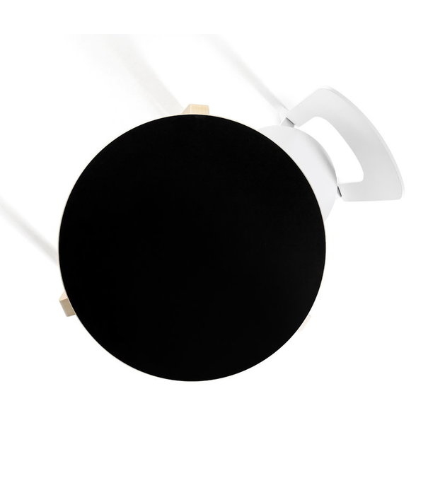 Artek  Artek - Aalto Table round 90B zwart linoleum