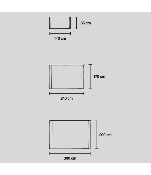 Muuto  Muuto Ply Vloerkleed midnight blue