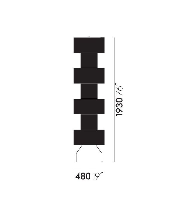 Vitra  Vitra - Akari Uf4-L10 Floor Lamp