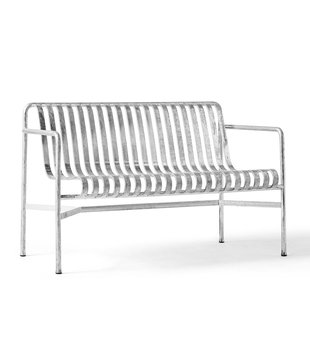 Hay - Palissade Dining bench armrest - hot galvanised