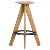 Tom Dixon - Slab bar stool oak H76 cm.