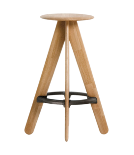 Tom Dixon Slab Bar Stool oak H76