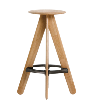 Tom Dixon Slab Bar Stool oak H76