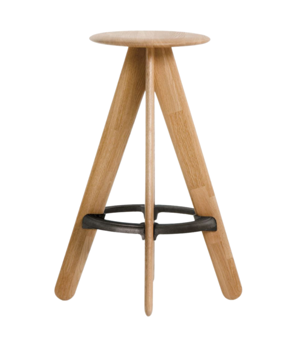 Tom Dixon  Tom Dixon - Slab bar stool oak H76 cm.