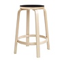 Artek - Bar Stool 64  Birch- Lino Black