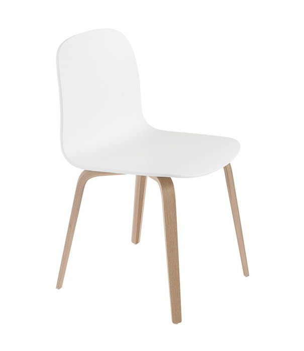 Muuto  Muuto - Visu stoel wood - wit/eiken