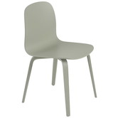 Visu chair wood - dusty green