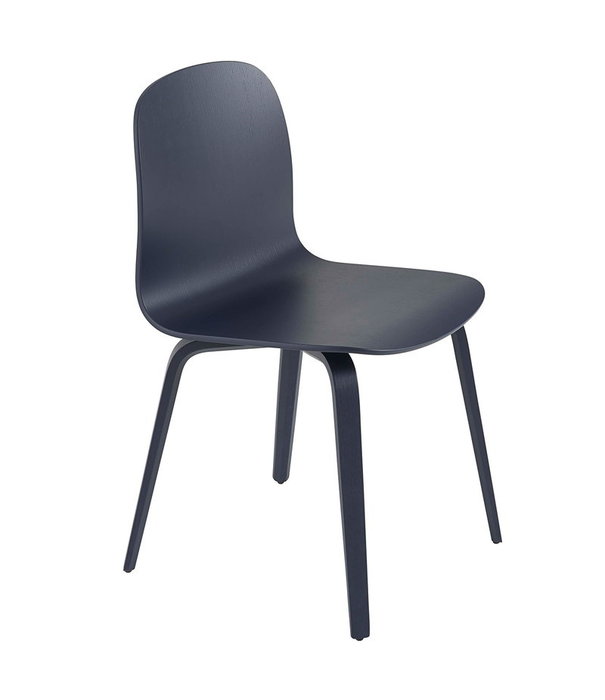 Muuto  Muuto Visu Wood Dining Chair midnight blue