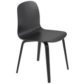 Visu Chair Wood Base black