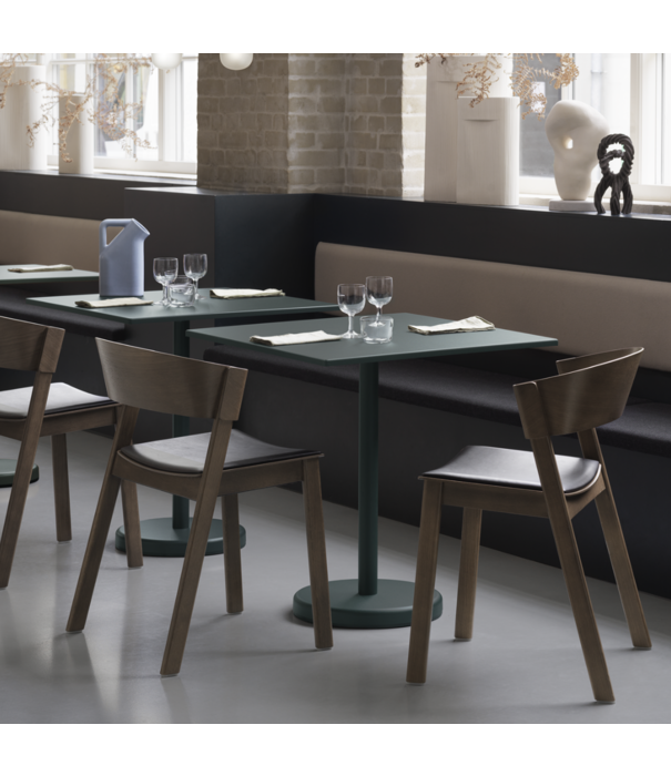 Muuto  Cover Side Chair stained dark brown