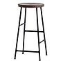 Hay - Cornet Bar Stool 65Cm Smoked Oak - Base Black