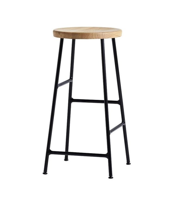 Hay  Hay - Cornet Bar Stool 65Cm Oiled Oak - Base Black