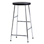 Hay - Cornet Bar Stool 75Cm Black Oak - Base Chrome