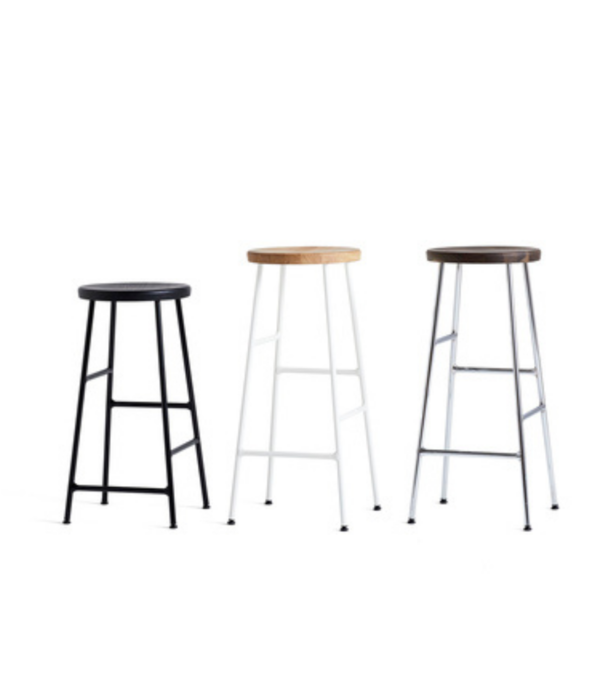 Hay  Hay - Cornet Bar Stool 75Cm Oiled Oak - Base Black