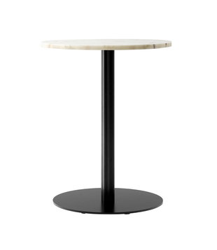 Audo - Harbour Column Dining tafel off white marmer Ø60